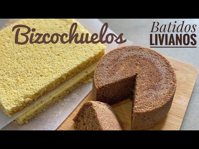 Bizcochuelos Esponjosos y Batidos Livianos