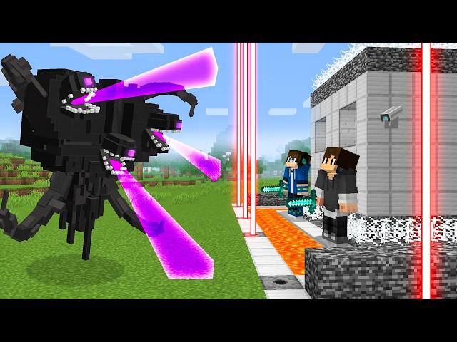 Wither Storm vs Security House in Minecraft