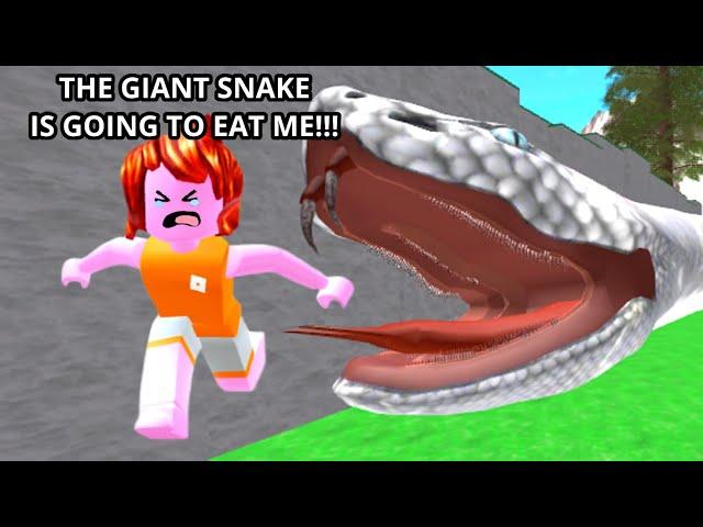 Roblox escape a giant snake obby…