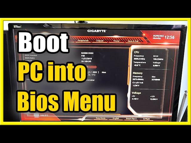 How to Easily Boot Windows 10 PC into BIOS Menu (Fast Method)