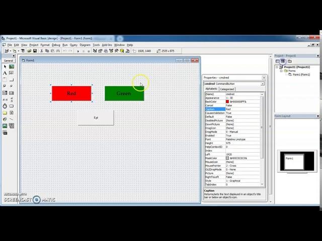 Command Button Controls in Visual Basic | Visual Basic Tutorials  |Learn Visual Basic 6.0