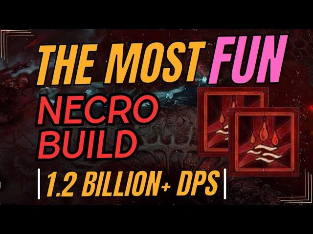 The most FUN Necromancer build - Spirit Wave - T8 Hordes with friends - Diablo IV