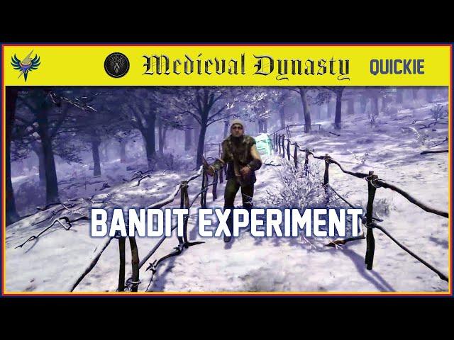 Medieval Dynasty - Bandit Experiment