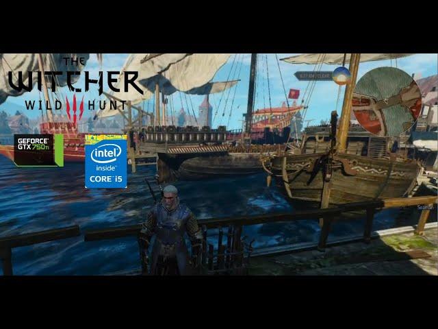 The Witcher 3 Gameplay | Nvidia GTX 750 TI + Intel core i5 4460 3.20 GHz