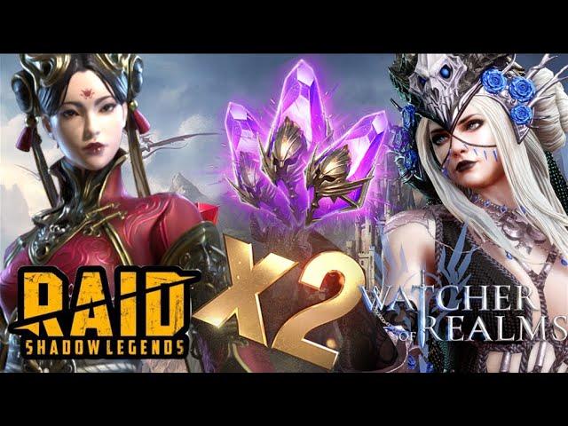 Raid: SL ДЯДЯ О | Х2 VOID + Х10 ШУ ДЖЕНЬ | ОТКРЫТИЯ ОСКОЛКОВ | WATCHER OF REALMS х10 Morrigan  