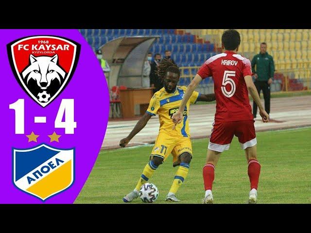 FC Kaisar Kyzylorda vs Apoel Nicosia 1-4 Europa league Qualification Round All Goal Highlights