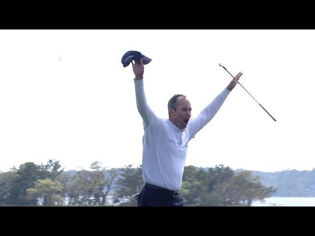 Matt Kuchar's dramatic bunker shot at RBC Heritage on 72nd hole