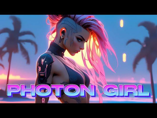 PHOTON GIRL - 80's Synthwave music  ~ Cyberpunk mix