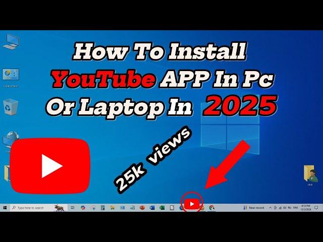 How To Install Youtube App In Pc Or Laptop In 2025 for windows10/11#windows #computer