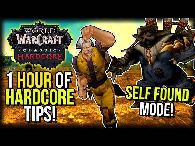 1 Hour Of Hardcore WoW Tips For SELF FOUND Mode! | Classic WoW