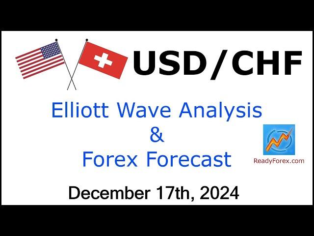 USD CHF Elliott Wave Analysis | Forex Forecast | December 17, 2024 | USDCHF Analysis Today