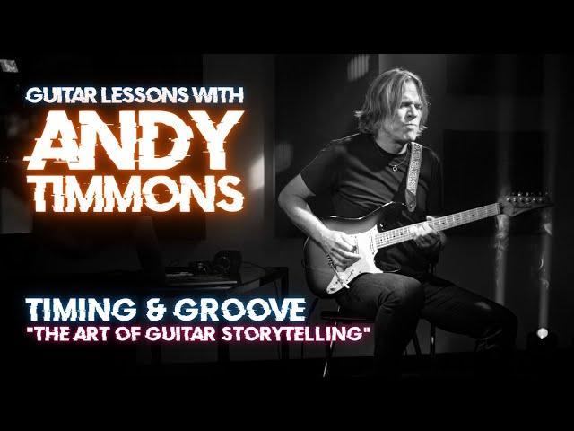 TIMING and GROOVE, the beating heart of a GUITAR SOLO - with Andy Timmons