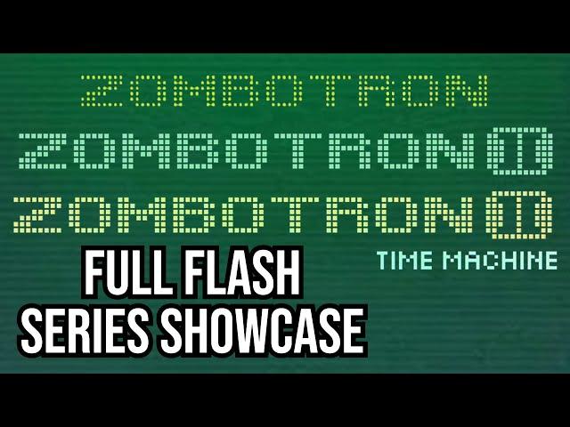 Zombotron 1 + 2 + Time Machine Full Flash Game Series Walkthrough No Commentary Gameplay Guide