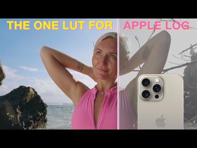 The One LUT for Apple Log | Sample Footage & Blackmagic Camera Tutorial 2025