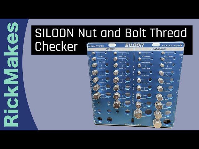 SILOON Nut and Bolt Thread Checker