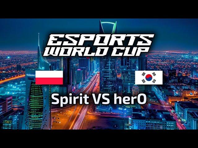 Spirit VS herO Mistrzostwa Świata 2024 Esports World Cup EWC Knockout Bracket