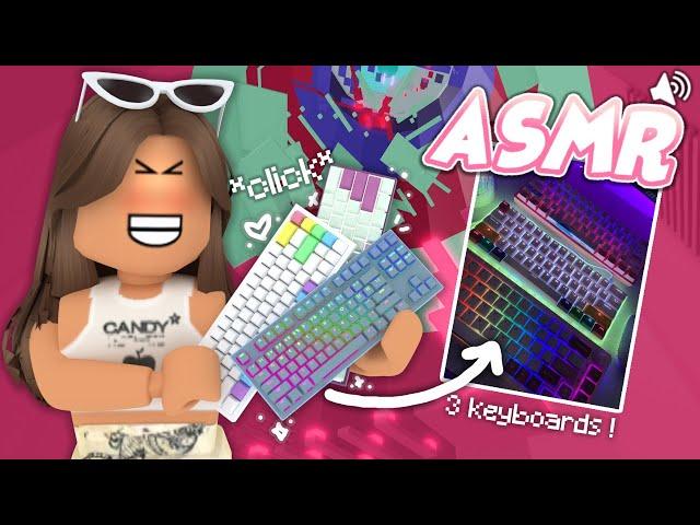 ROBLOX Tower of Hell but it's MULTIPLE KEYBOARD ASMR... *VERY CLICKY*