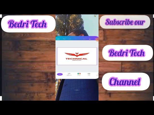 Make a logo for YouTube channel | How To Creat Logo | Bedri Tech