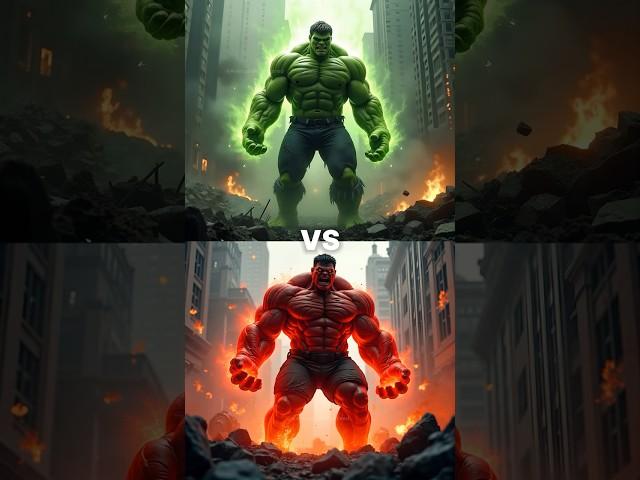 Hulk vs Red Hulk vs Thanos Creatures (Captain America, Ironman, Black Panther, Superman, Spiderman)