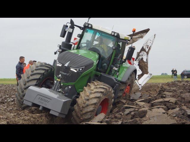 Fendt 1050 Vario diepploegen.... bij Van Werven deep ploughing Trekkerweb pure sound