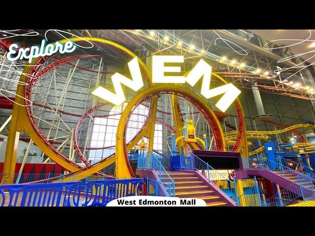 One of North Americas Largest Indoor Theme Park | West Edmonton Mall