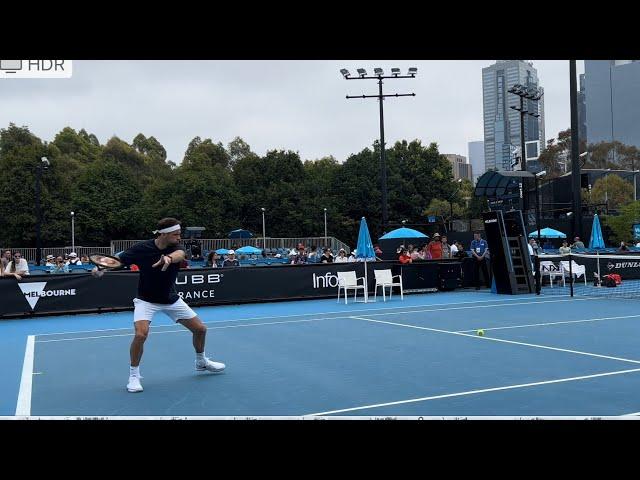 Dimitrov practice January 2023