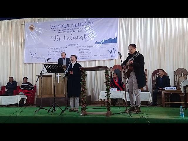 Special Number of Horchuila Langyza and Songayam Zimik at the Nambashi Khullen winter crusade 2021.