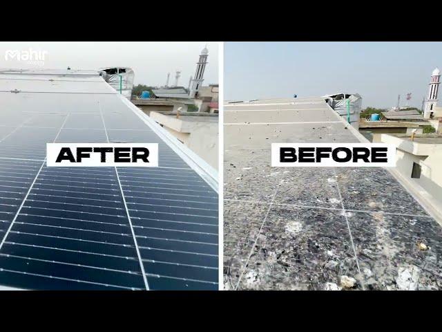 Book Expert Solar Panel Cleaning Service | Mahir Company