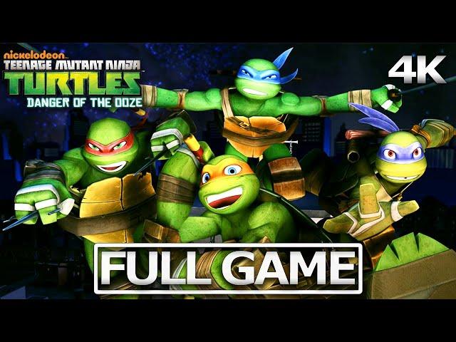 TMNT Danger Of The Ooze Full Gameplay Walkthrough / No Commentary 【FULL GAME】4K 60FPS Ultra HD