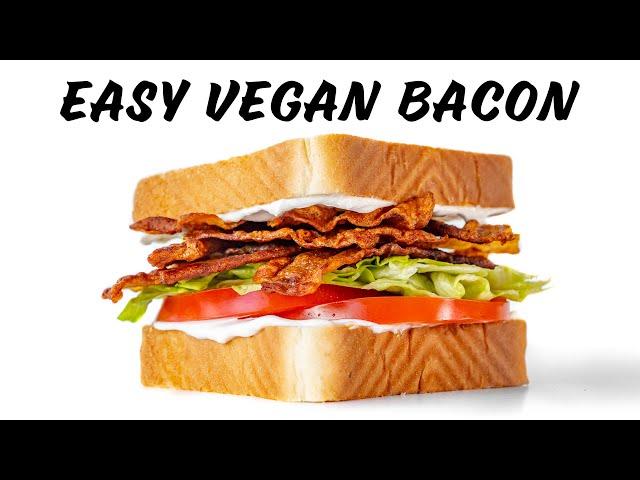 the EASIEST, TASTIEST VEGAN BACON! Rice Paper Bacon!