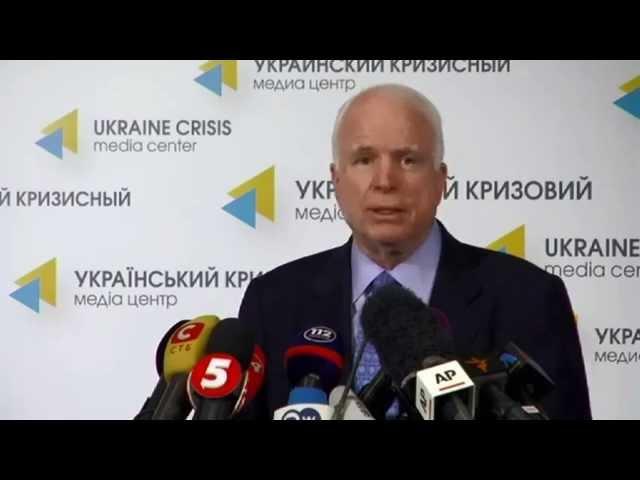 McCain urges West to avert 'landlocked Ukraine'