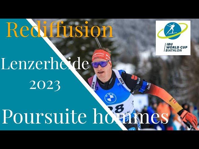 BIATHLON 2023 POURSUITE HOMMES LENZERHEIDE 2023