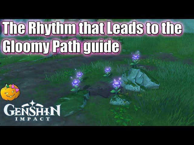 The Rhythm that Leads to the Gloomy Path Flower puzzle guide - Genshin Impact Sumeru 3.0