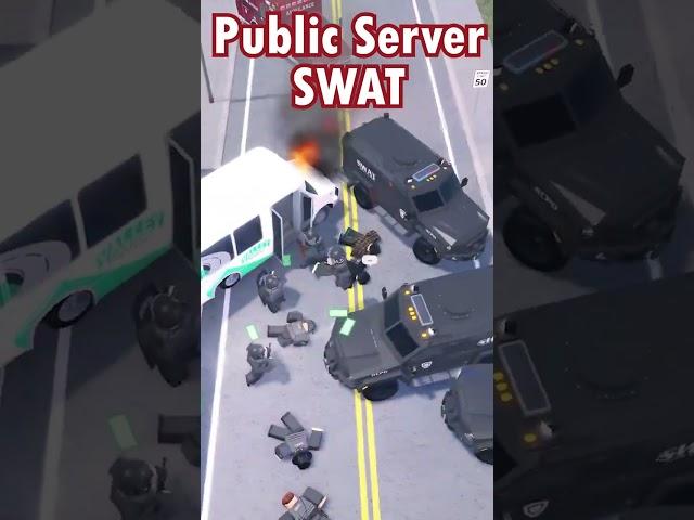 Public vs Private Roleplay Server SWAT