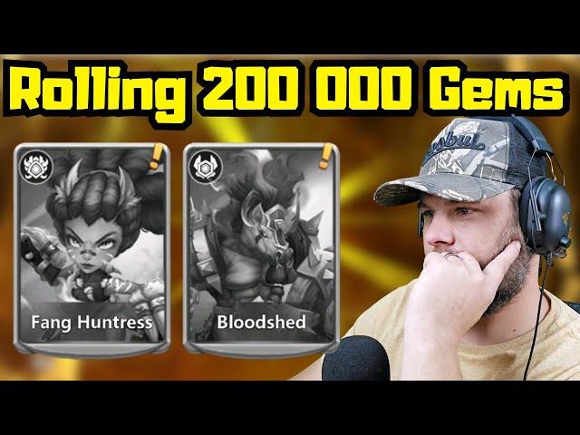 Rolling 200 000 Gems for New Heroes | Castle Clash