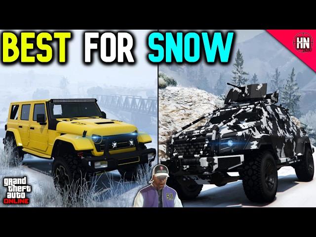 15 BEST VEHICLES For The SNOW In GTA Online!