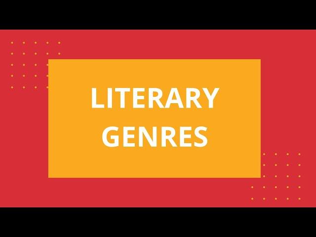 WHAT ARE GENRES IN LITERATURE? EXPLAINER VIDEO | Happy Young Readers |