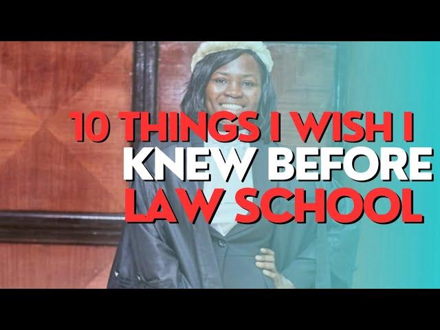 10 things I wish I knew before  law school #lawstudent #llb #Lawyer #Attorney #2023