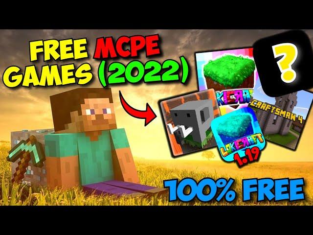 TOP 5 BEST GAMES LIKE MINECRAFT PE for FREE in 2022 - (NEWEST MCPE Copy Games)