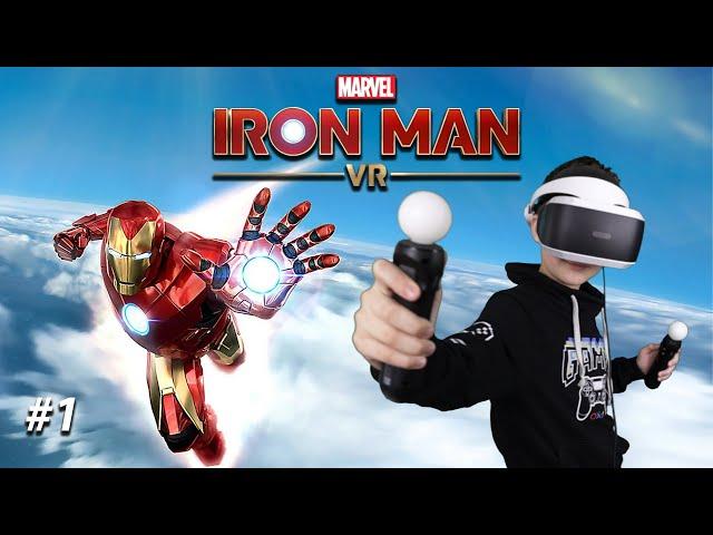 Стать ЖЕЛЕЗНЫМ ЧЕЛОВЕКОМ! Прохождение IRON MAN VR на Супер Тима Геймс! Часть 1