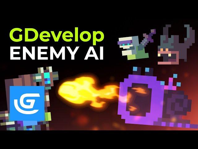 How To Create Advanced Enemy AI in GDevelop Free Game Engine - Tutorial