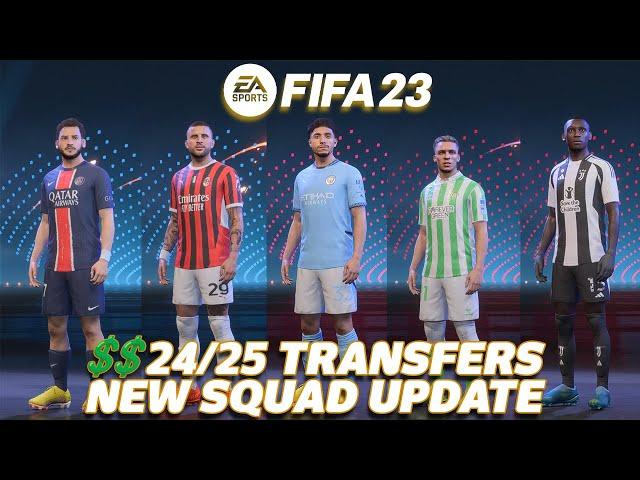 24/25 New Squad Update For FIFA 23 | Promoted & Relegated Clubs