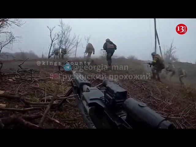 "Forward, forward, fire..."- Georgian partisans attacked the Russian positions with infantry arms