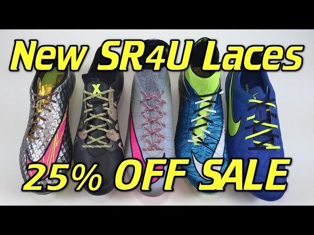 New Multicolor and Color Split SR4U Laces - 25% Off 4th of July Sale