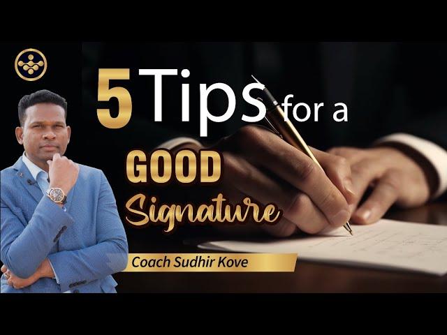 Signature Analysis - 5 Tips For Good Signature ... To Make Your Future Brighter...(IN HINDI)