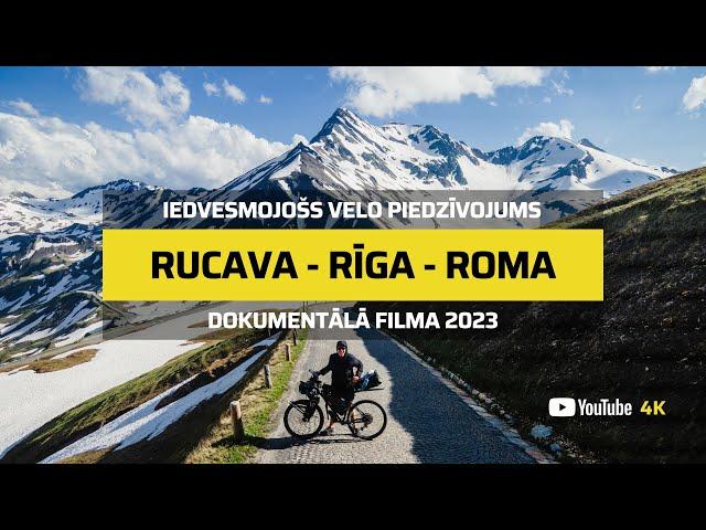 Epic Challenging Solo Bikepacking Adventure "RUCAVA - RIGA - ROMA" - 39 days, 3222 km - Documentary