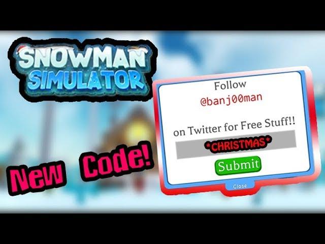 [CODE]️Snowman Simulator New Code! ️| #Roblox
