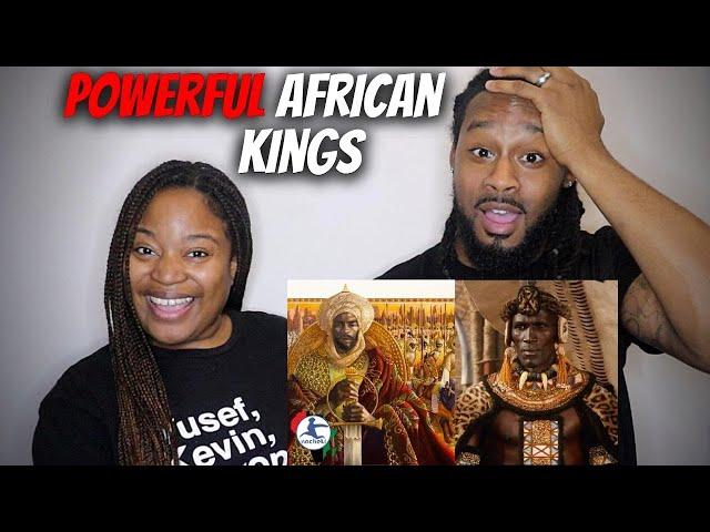 American Couple Reacts "Top 10 Most Powerful African Kings"