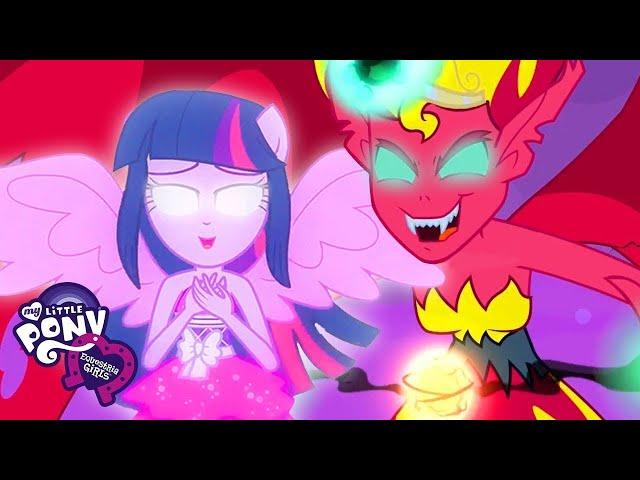 Equestria Girls | The Elements of Harmony Defeat Sunset Shimmer | MLP EG Movie