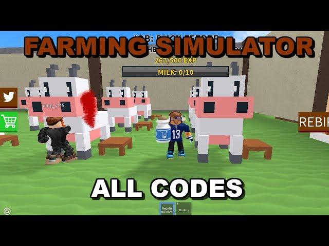 FARMING SIMULATOR ALL CODES